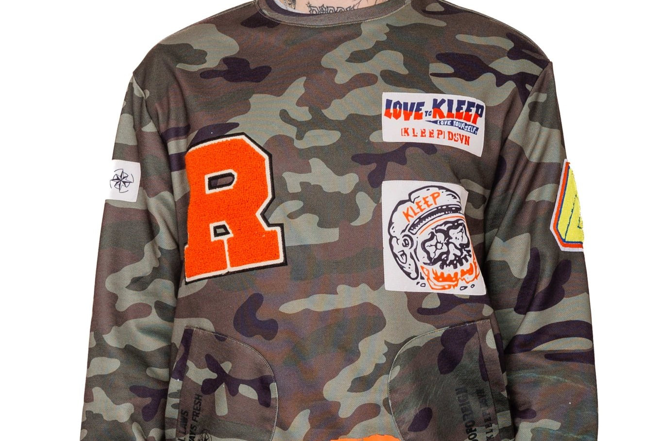 Woodland Men's premium french terry crewneck - Love to KleepMen's SweatshirtKLEEPLove to Kleep