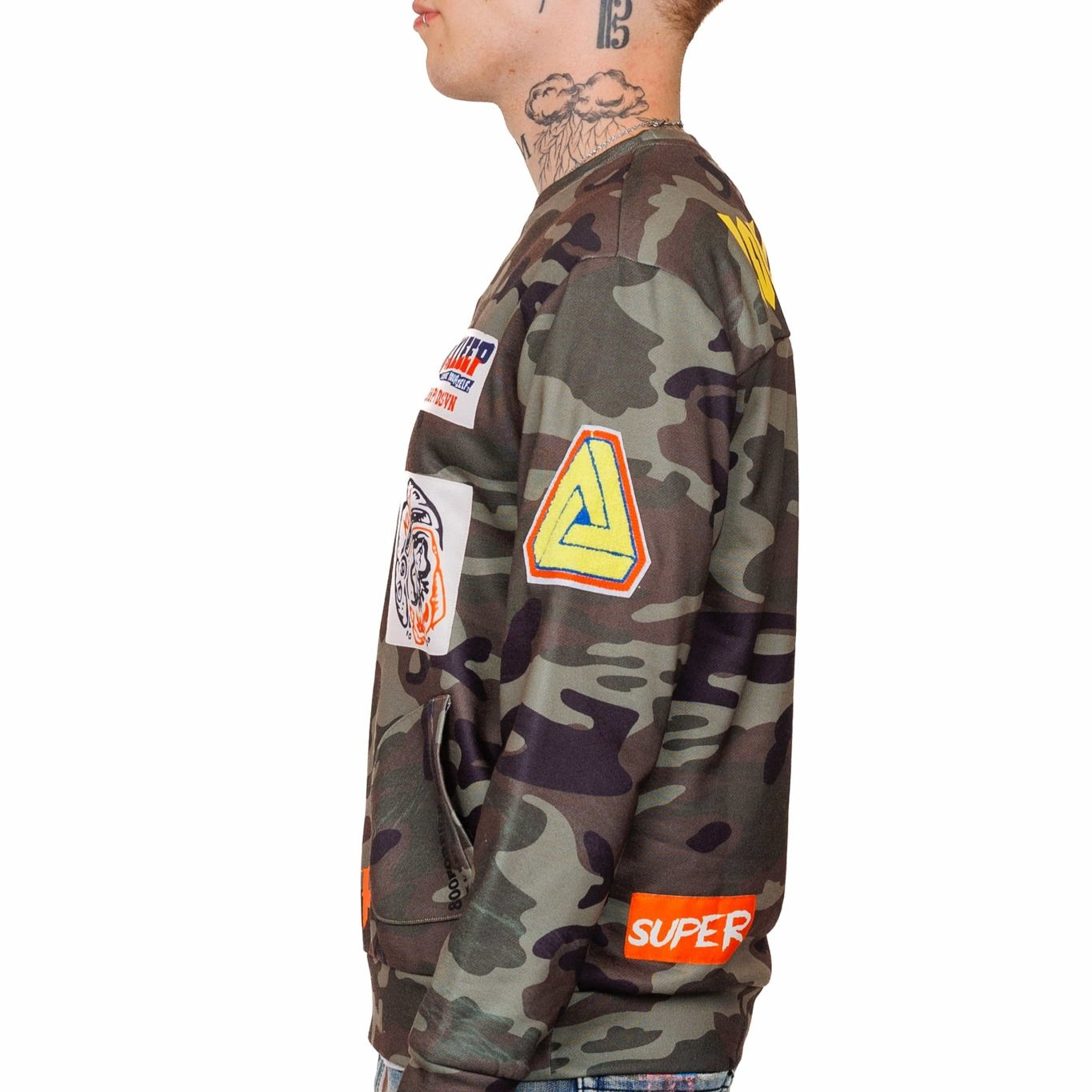 Woodland Men's premium french terry crewneck - Love to KleepMen's SweatshirtKLEEPLove to Kleep