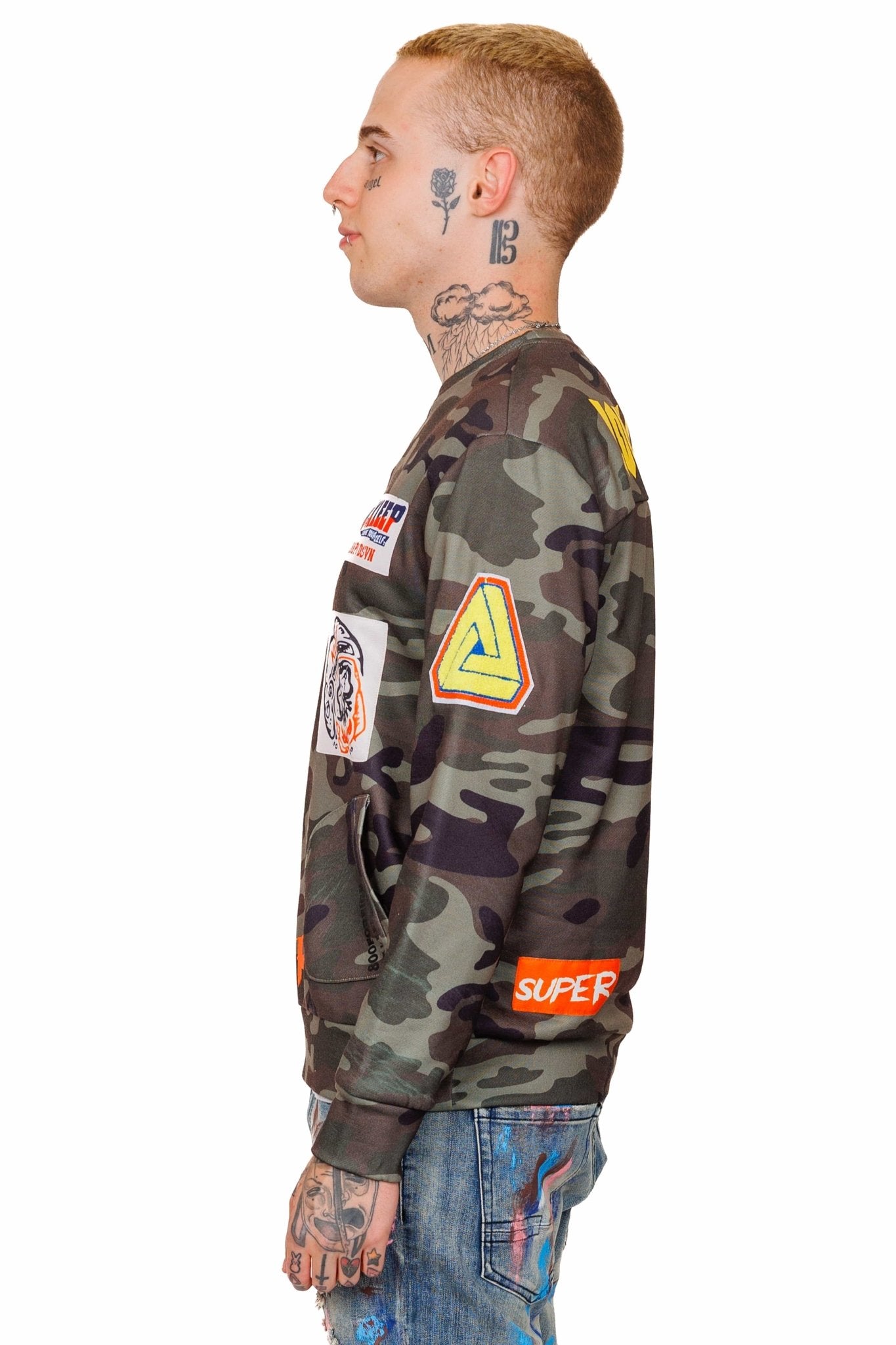 Woodland Men's premium french terry crewneck - Love to KleepMen's SweatshirtKLEEPLove to Kleep