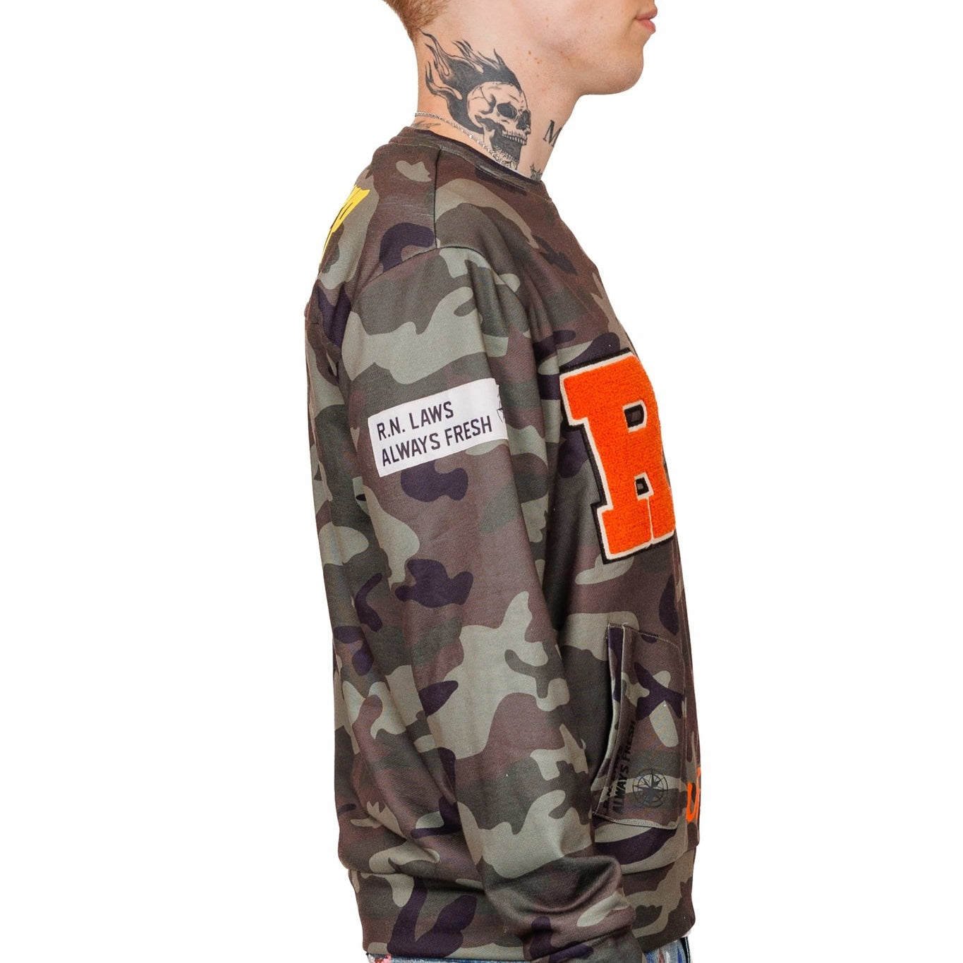 Woodland Men's premium french terry crewneck - Love to KleepMen's SweatshirtKLEEPLove to Kleep