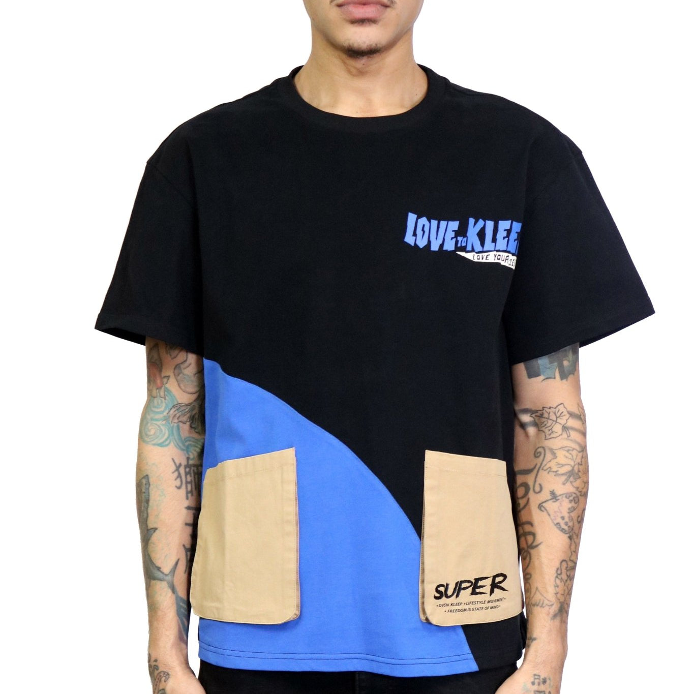 DAZZ Men's premium cotton short sleeve t shirt - Love to KleepMen's TeeKLEEPLove to Kleep