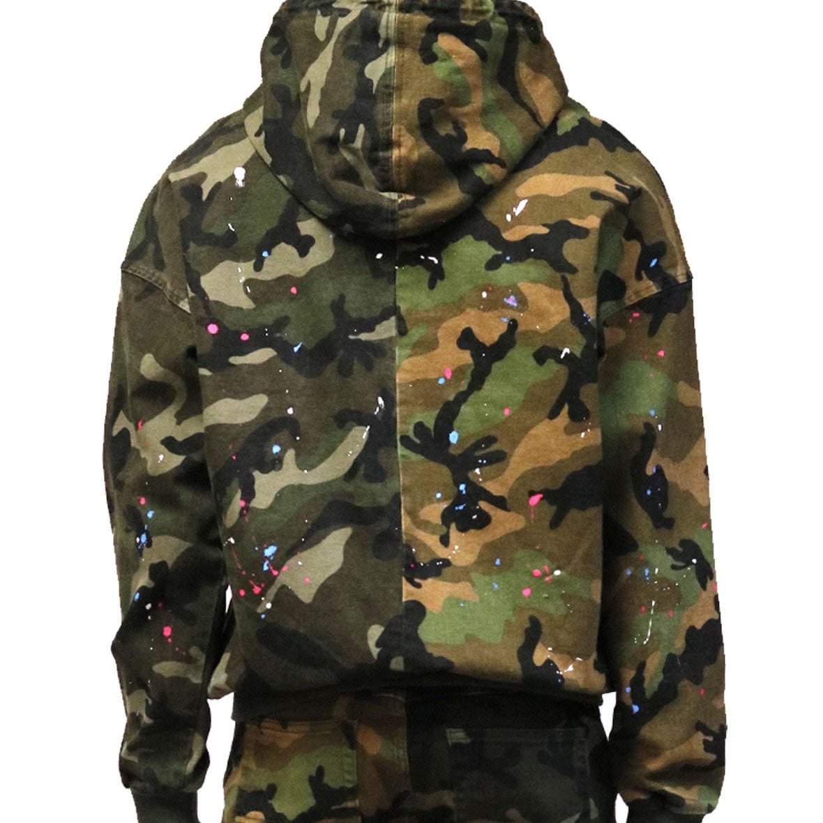 KLEEP Men's Jacket Cypress Mixed Camo Bomber Jacket