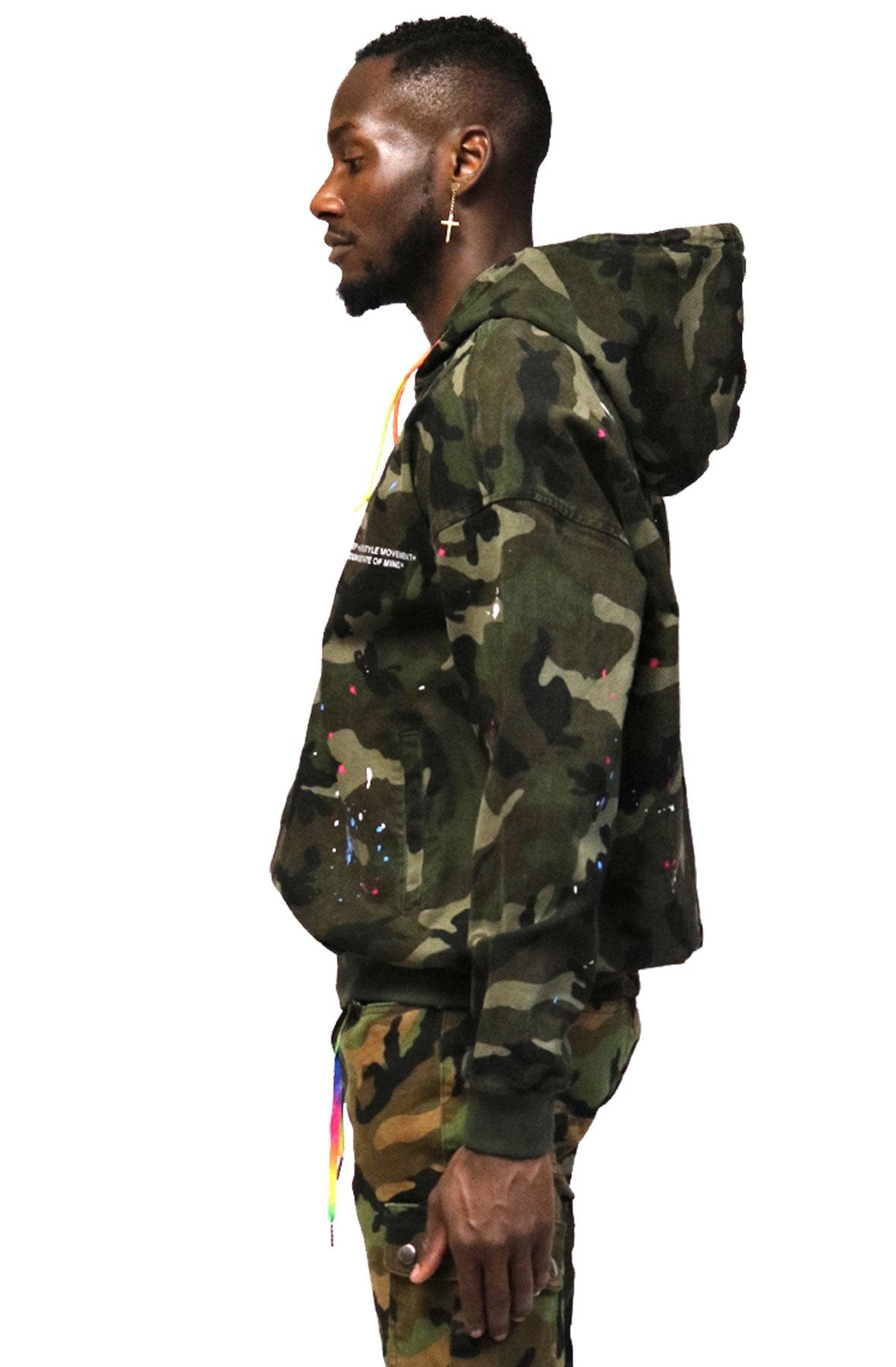 KLEEP Men's Jacket Cypress Mixed Camo Bomber Jacket