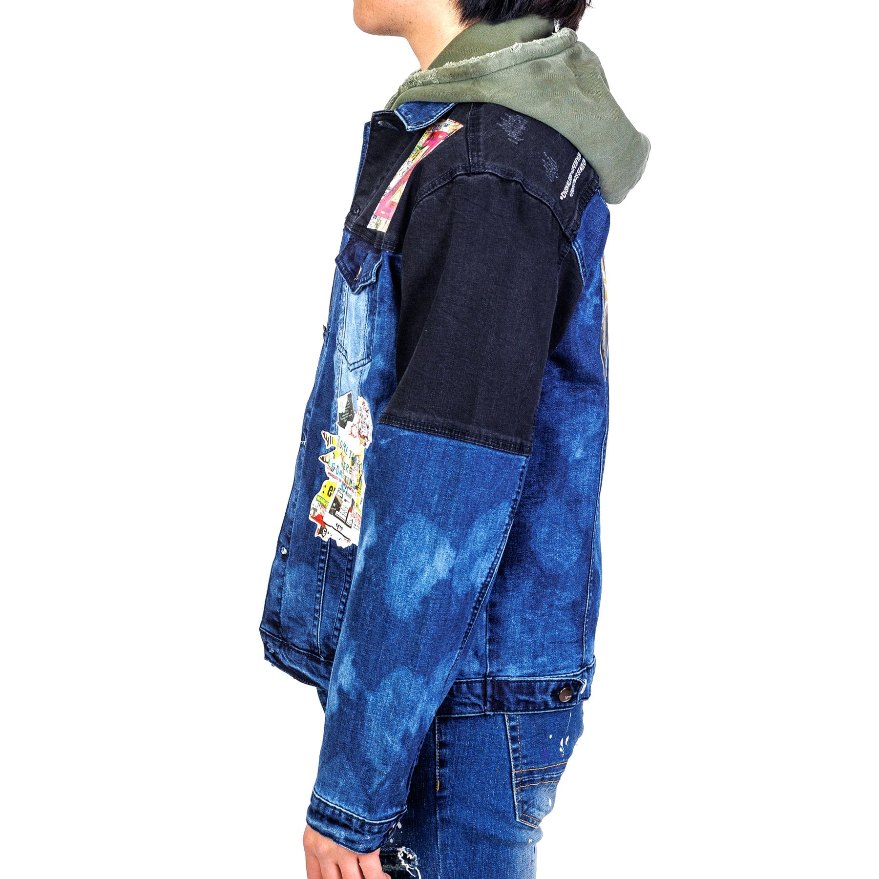 KLEEP Men's Jacket Fossil Washed Denim Jacket