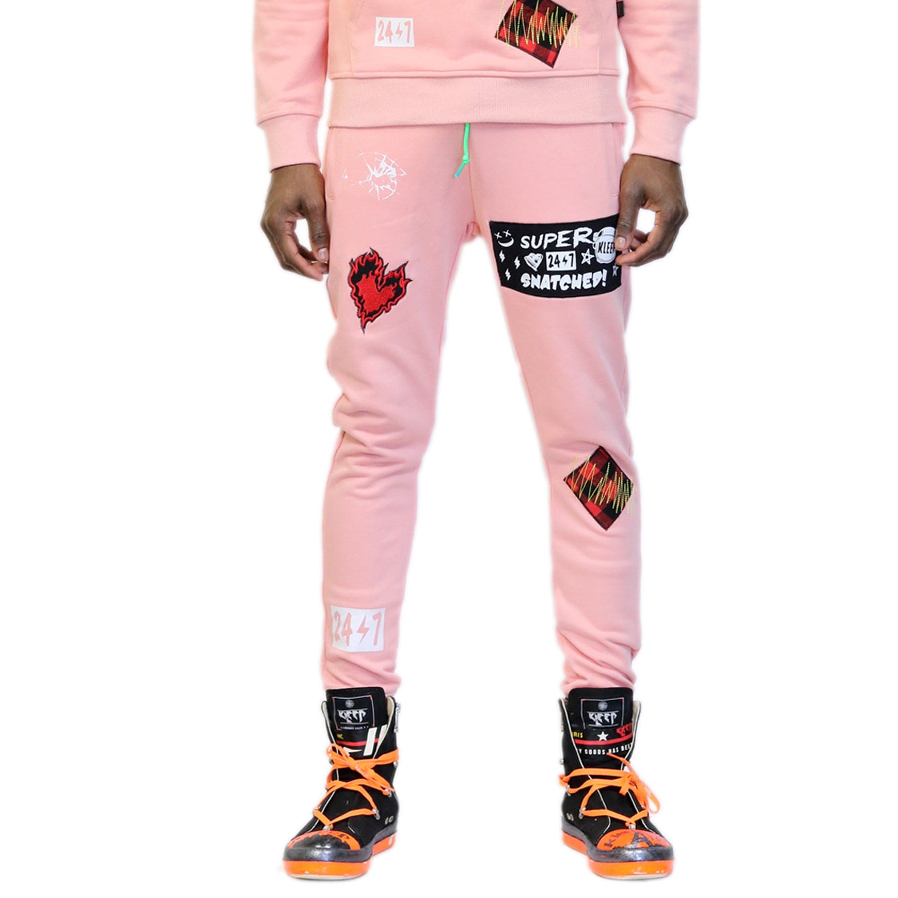 KLEEP Men's Knit Wear ROSA Solid Jogger Pants