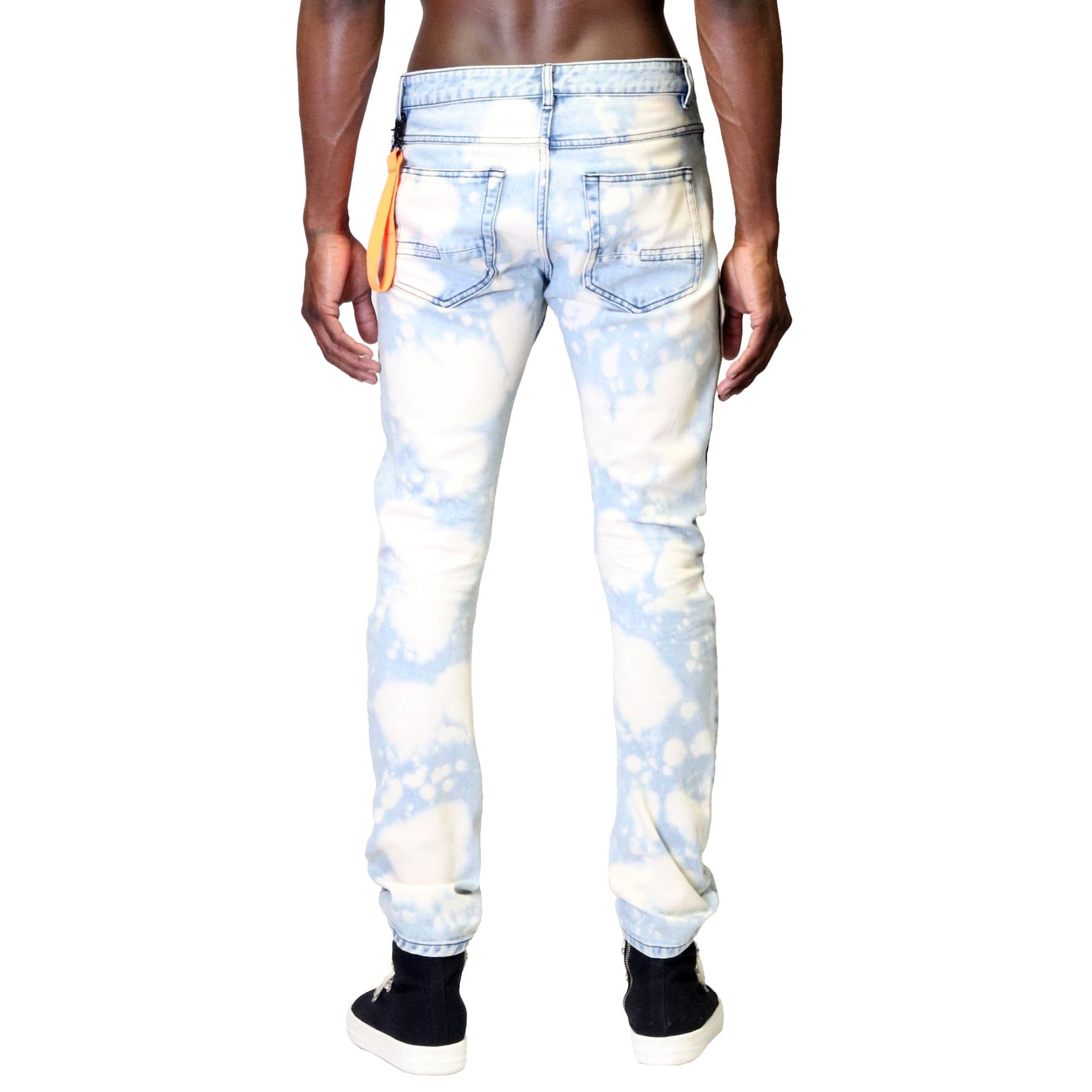 KLEEP Men's Pants Abel Washed Skinny Denim Pants