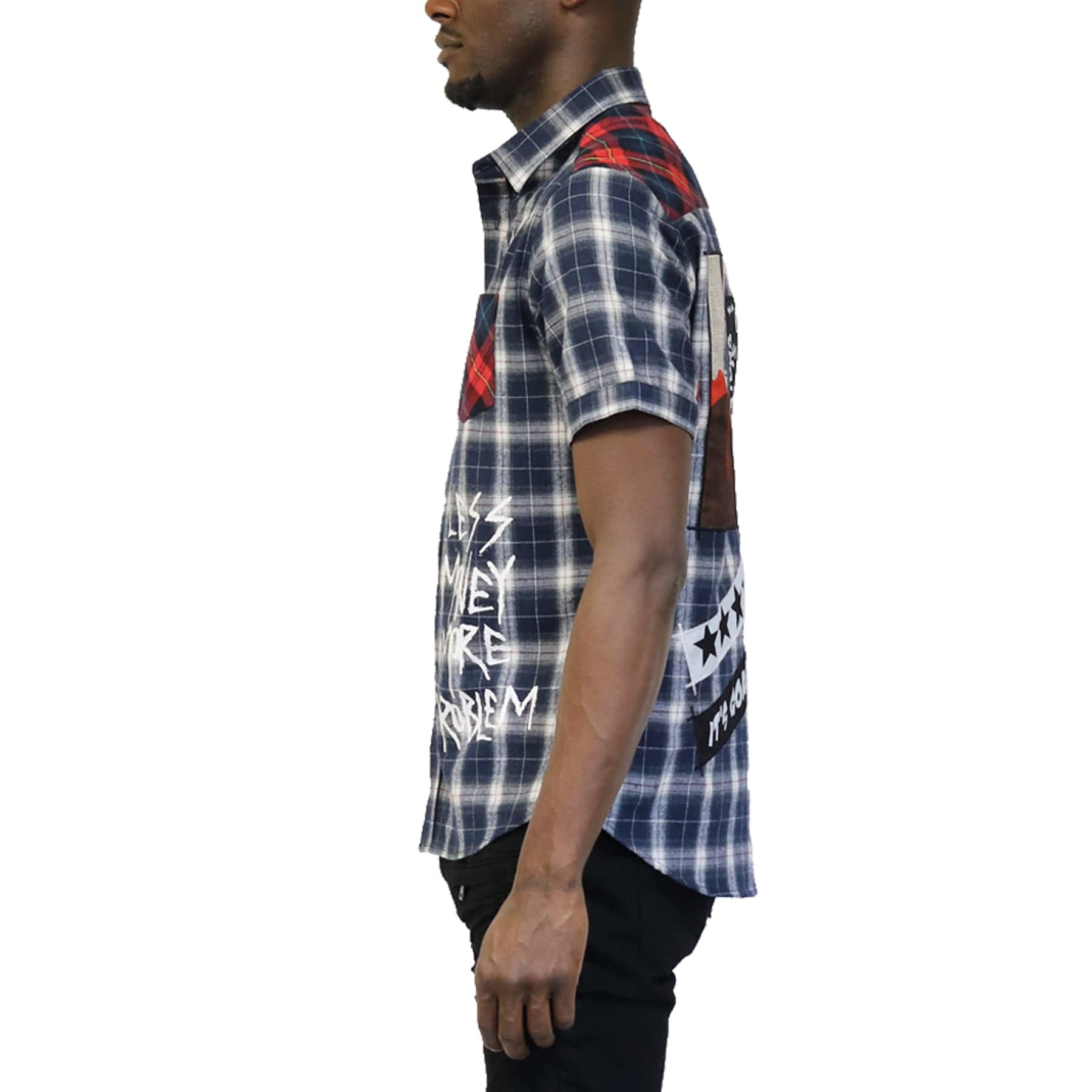 KLEEP Men's Shirt CAPUT Men's Premium Short Sleeve Button-down Shirt