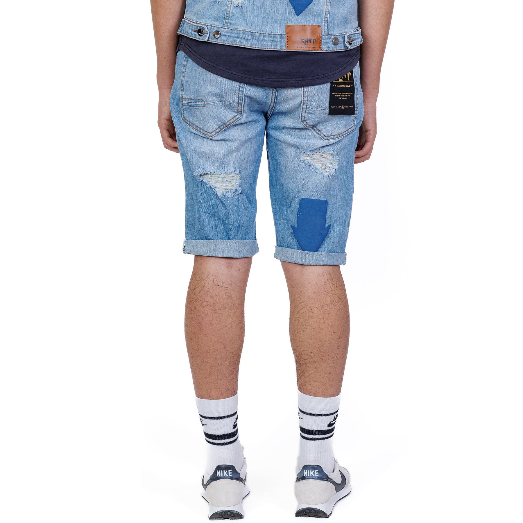 KLEEP Men's Short Pants Calypso Premium Washed Denim Short Pants