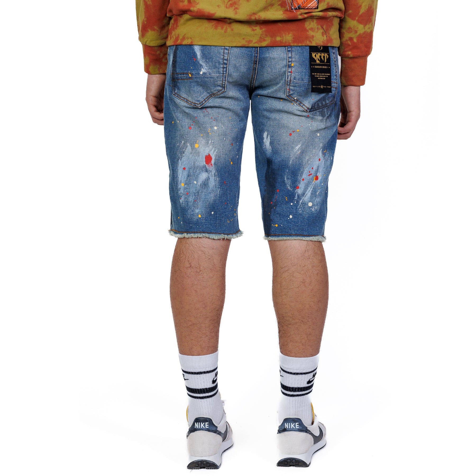 KLEEP Men's Short Pants Evan Limited Premium Washed Denim Short Pants.