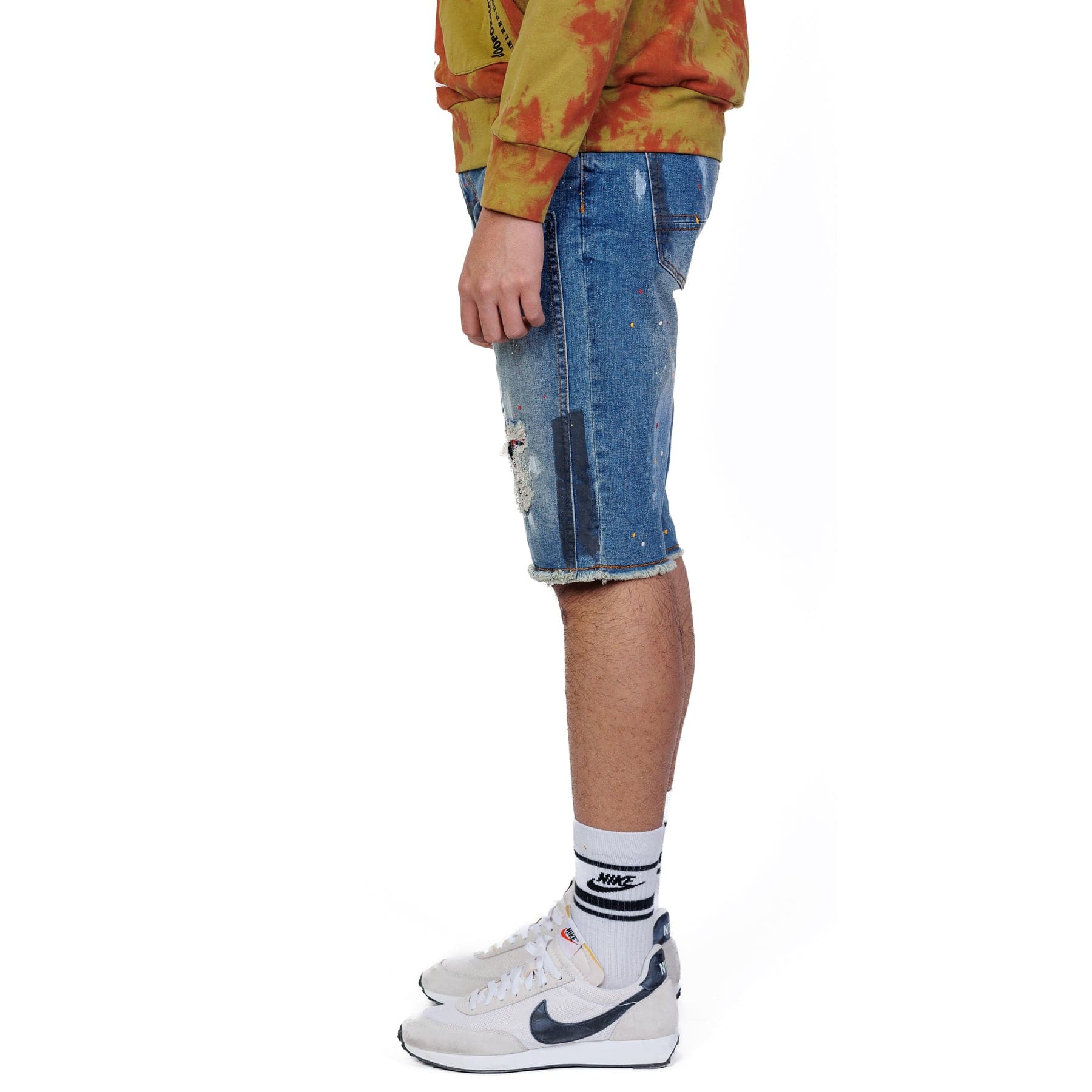 KLEEP Men's Short Pants Evan Limited Premium Washed Denim Short Pants.