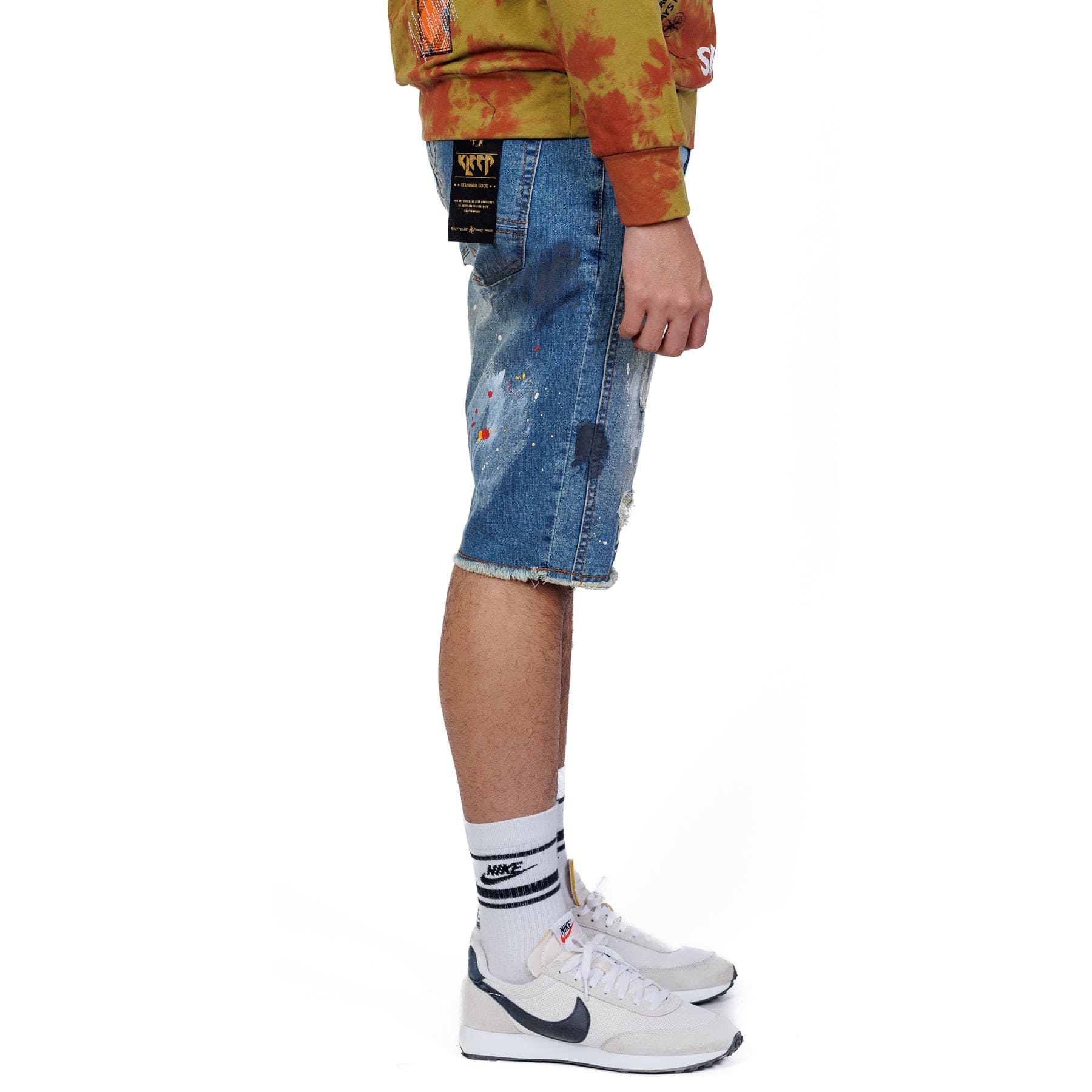 KLEEP Men's Short Pants Evan Limited Premium Washed Denim Short Pants.