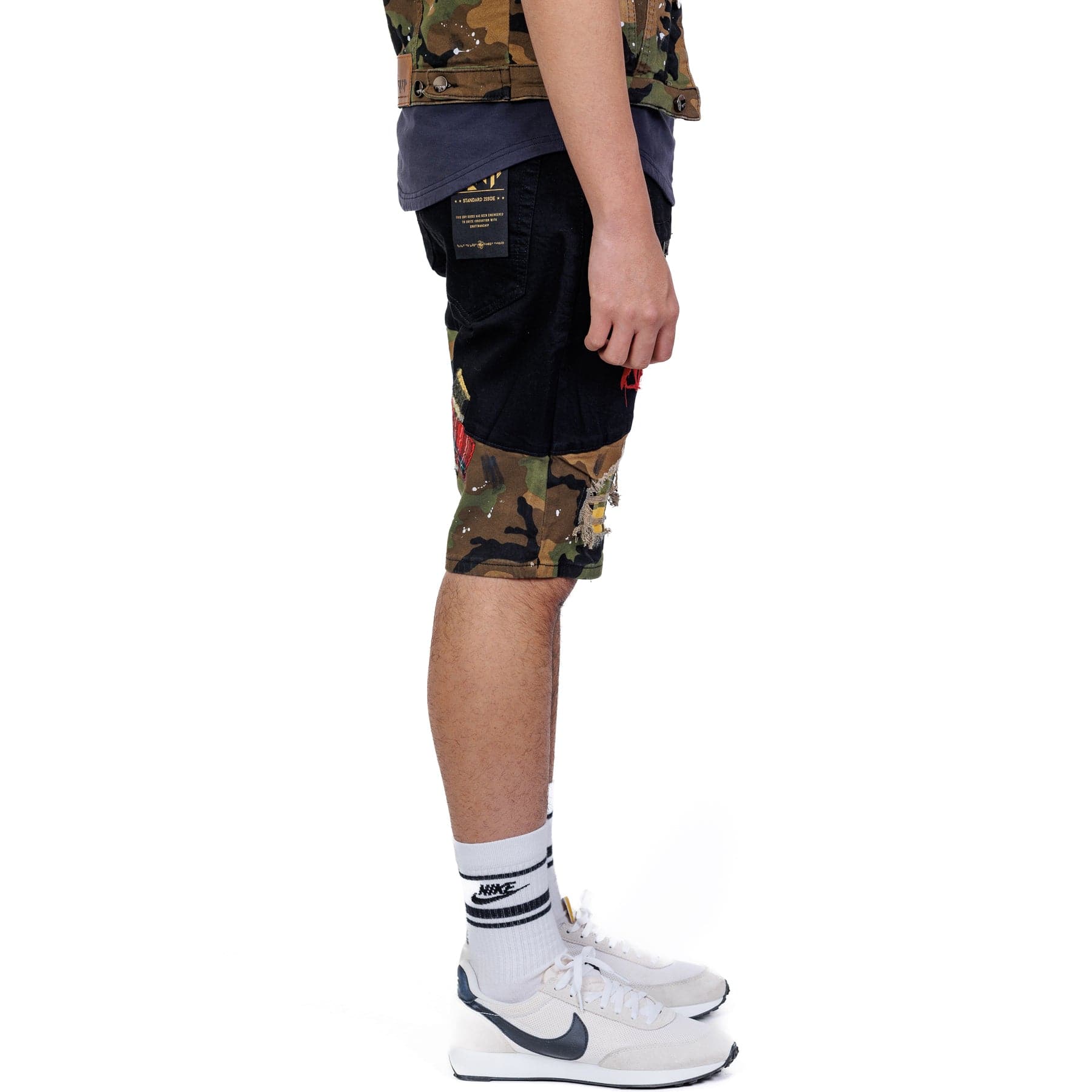 KLEEP Men's Short Pants Fike Premium Washed Denim Short Pants