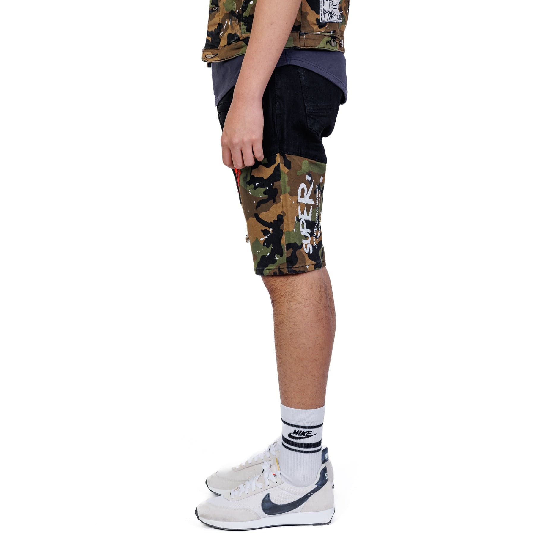 KLEEP Men's Short Pants Fike Premium Washed Denim Short Pants