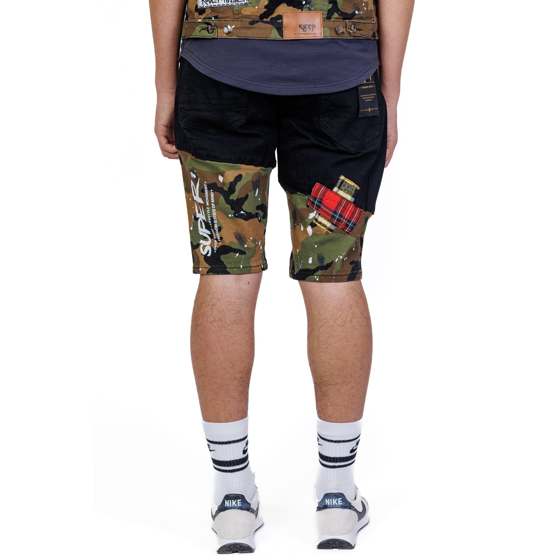 KLEEP Men's Short Pants Fike Premium Washed Denim Short Pants