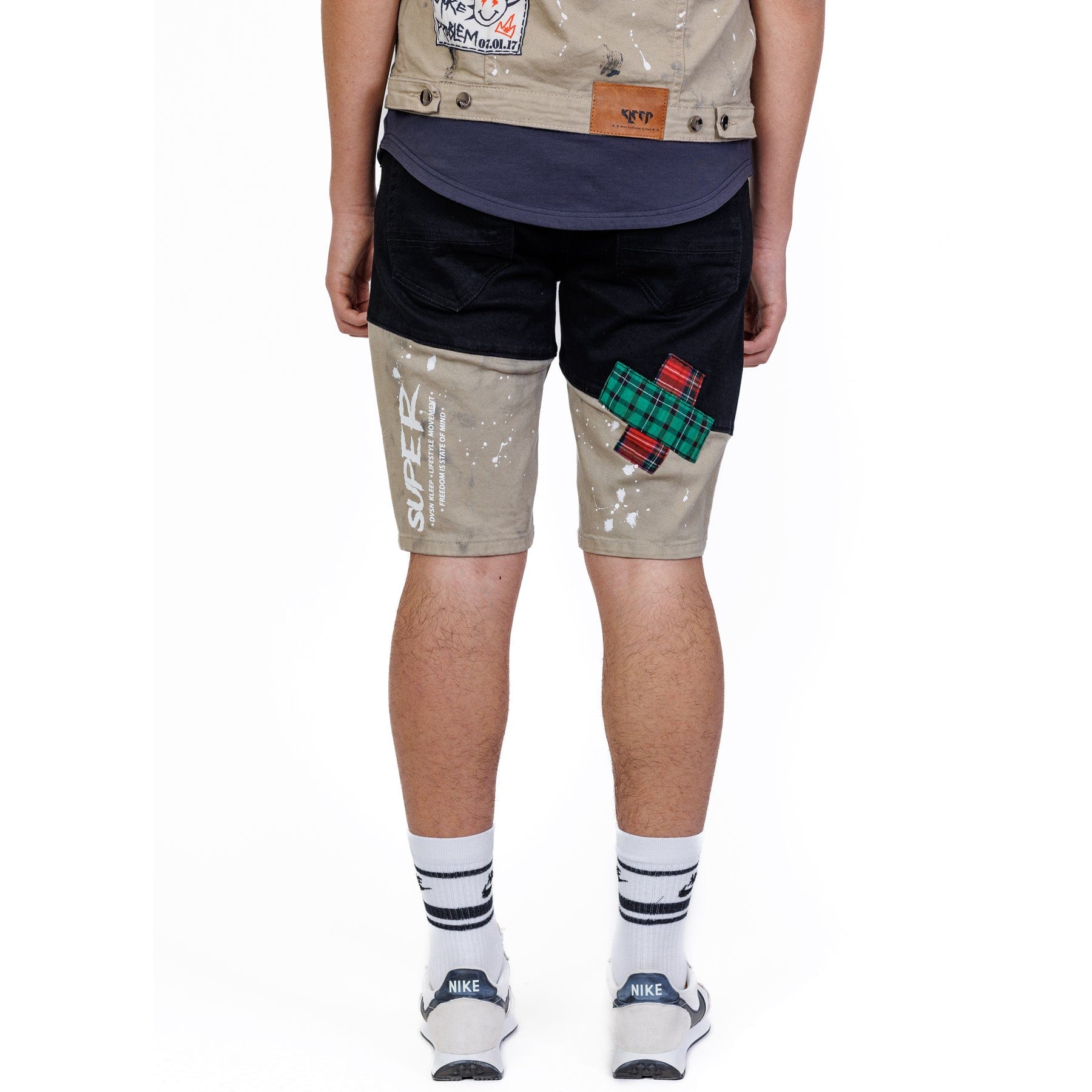 KLEEP Men's Short Pants Flynn Premium Washed Denim Short Pants