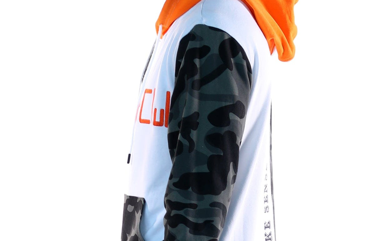 French Terry Zip Down Hoodie with Cut Block^&Patches&Prints - Love to KleepMen's SweatshirtKLEEPLove to Kleep