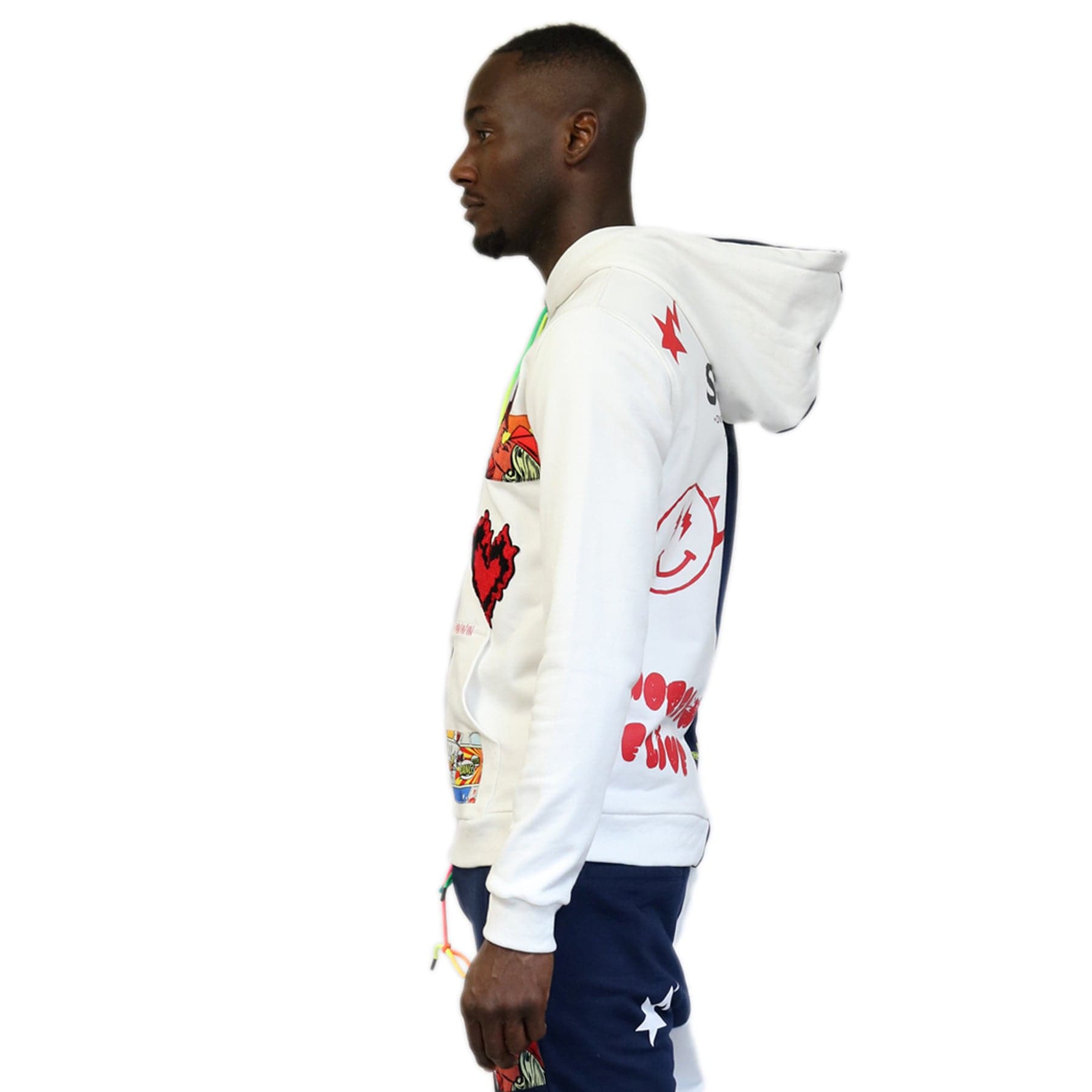 Juno Split Pullover Hoodie - Love to KleepMen's SweatshirtKLEEPLove to Kleep