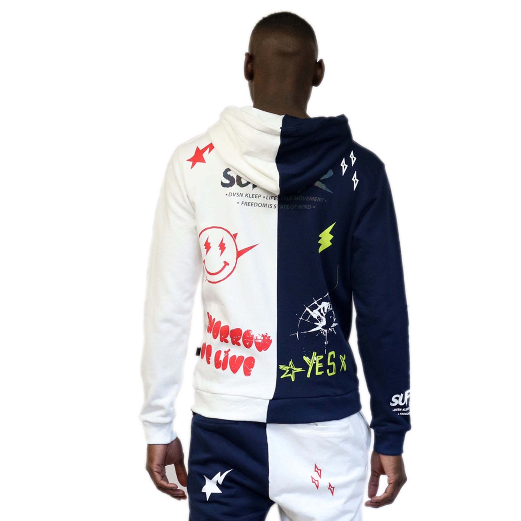 Juno Split Pullover Hoodie - Love to KleepMen's SweatshirtKLEEPLove to Kleep