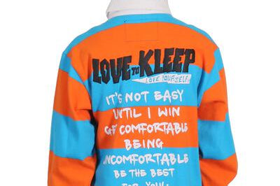 ZORA Kid's Long Sleeve Polo Shirt With Heavy Print Effects & Patch Works - Love to KleepKid's Polo ShirtKLEEPLove to Kleep