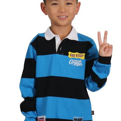 OCEAN Kid's Long Sleeve Polo Shirt With Heavy Embroidery Works (PHRESH) - Love to KleepKid's Polo ShirtKLEEPLove to Kleep