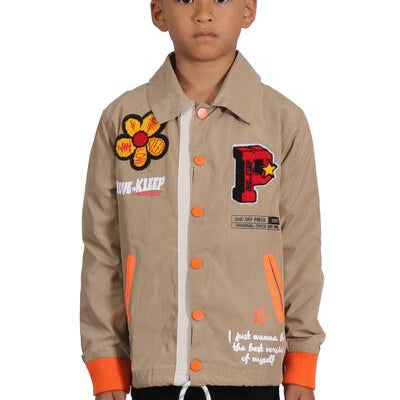 ALBION Kid's Premium Nylon Coach Jacket - Love to KleepKid's JacketKLEEPLove to Kleep