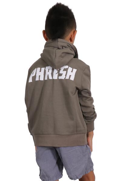 Ash Grey Kid's Premium French Terry Fleece Hoodie - Love to KleepKid's Knit HoodieKLEEPLove to Kleep