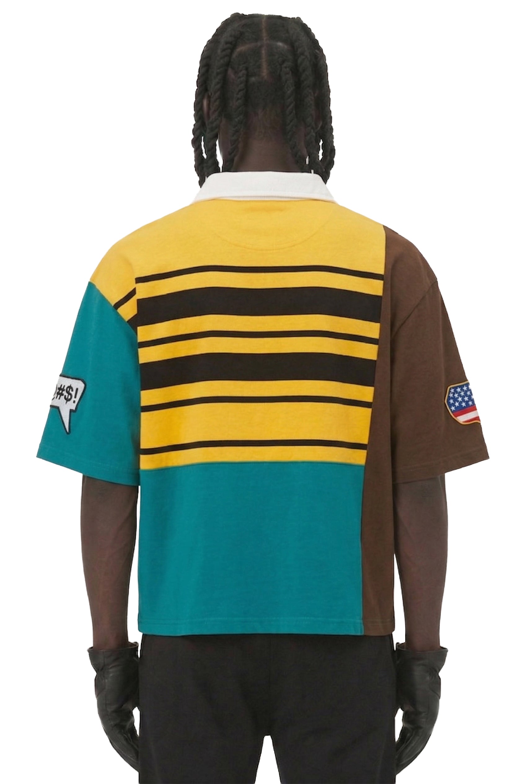 STORM88 BORDEAUX Men's S/N Jersey 3/4 Sleeve Crop Top Polo – Love