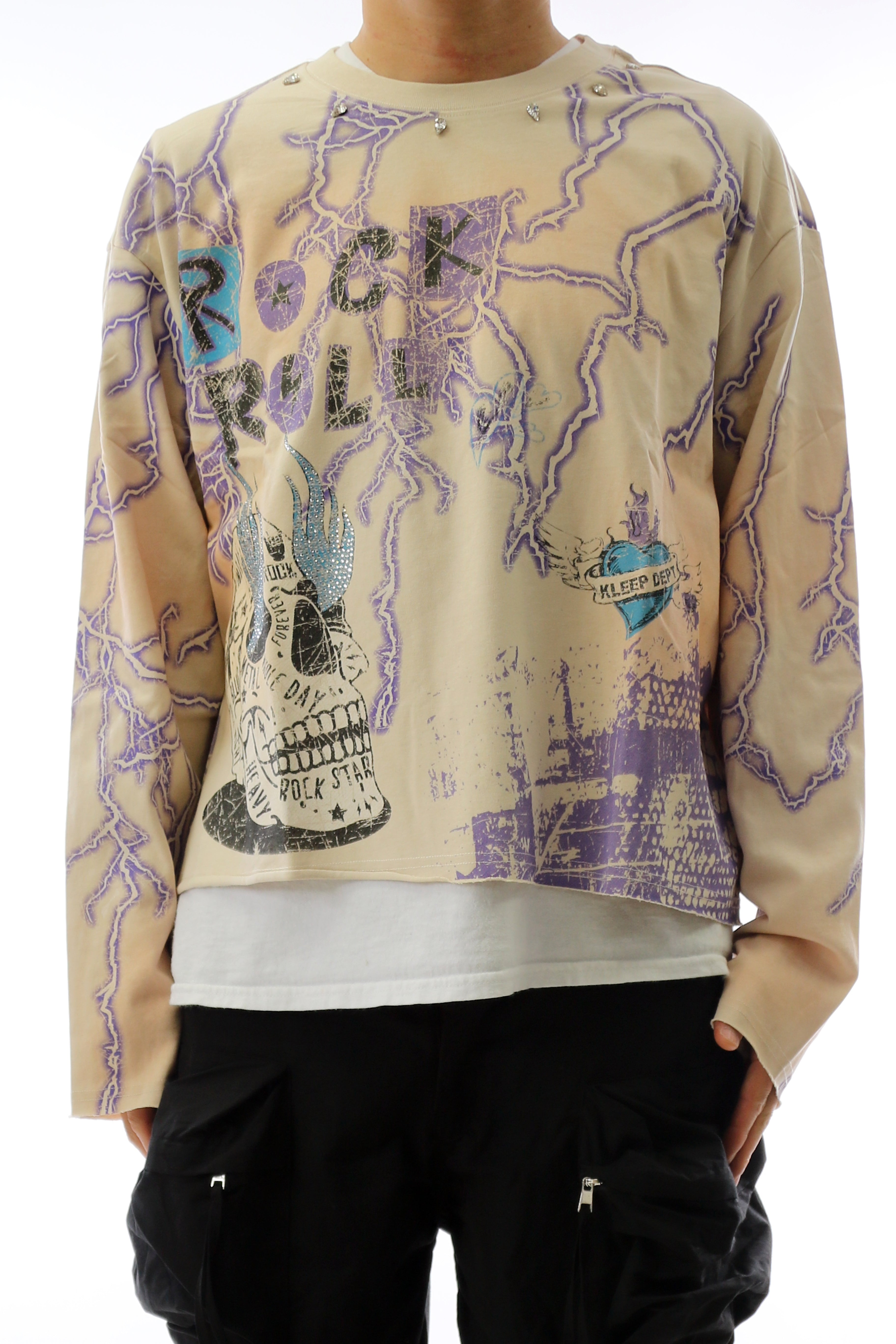 STULLER S/N Jersey Long Sleeve Crop Top Tee – Love to Kleep