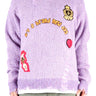 RODRI Heavy Gauge Ripped Knit Sweater with patches - Love to KleepMen's SweaterKLEEPLove to Kleep