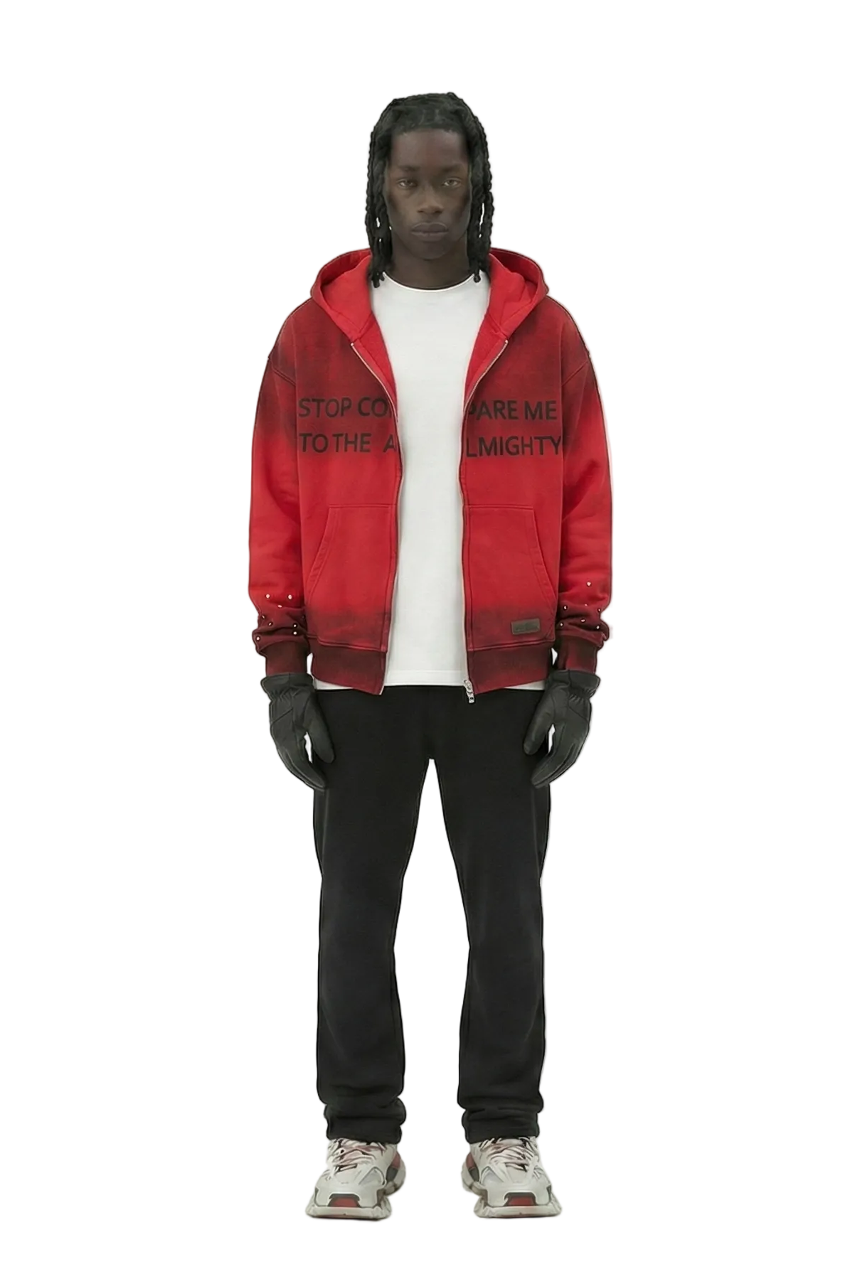 GARCIA French Terry Long Sleeve Crop Top Full Zip Hoodie – Love to