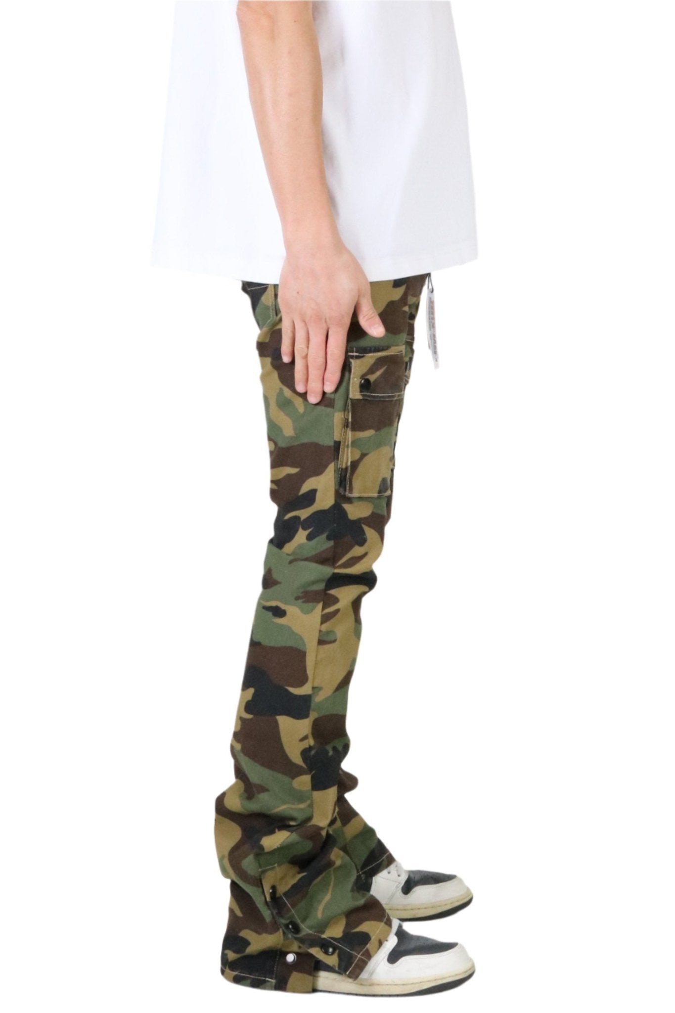 Veil Men's premium flare stacked twill cargo pant with multi functional pockets - Love to KleepMen's PantsKLEEPLove to Kleep