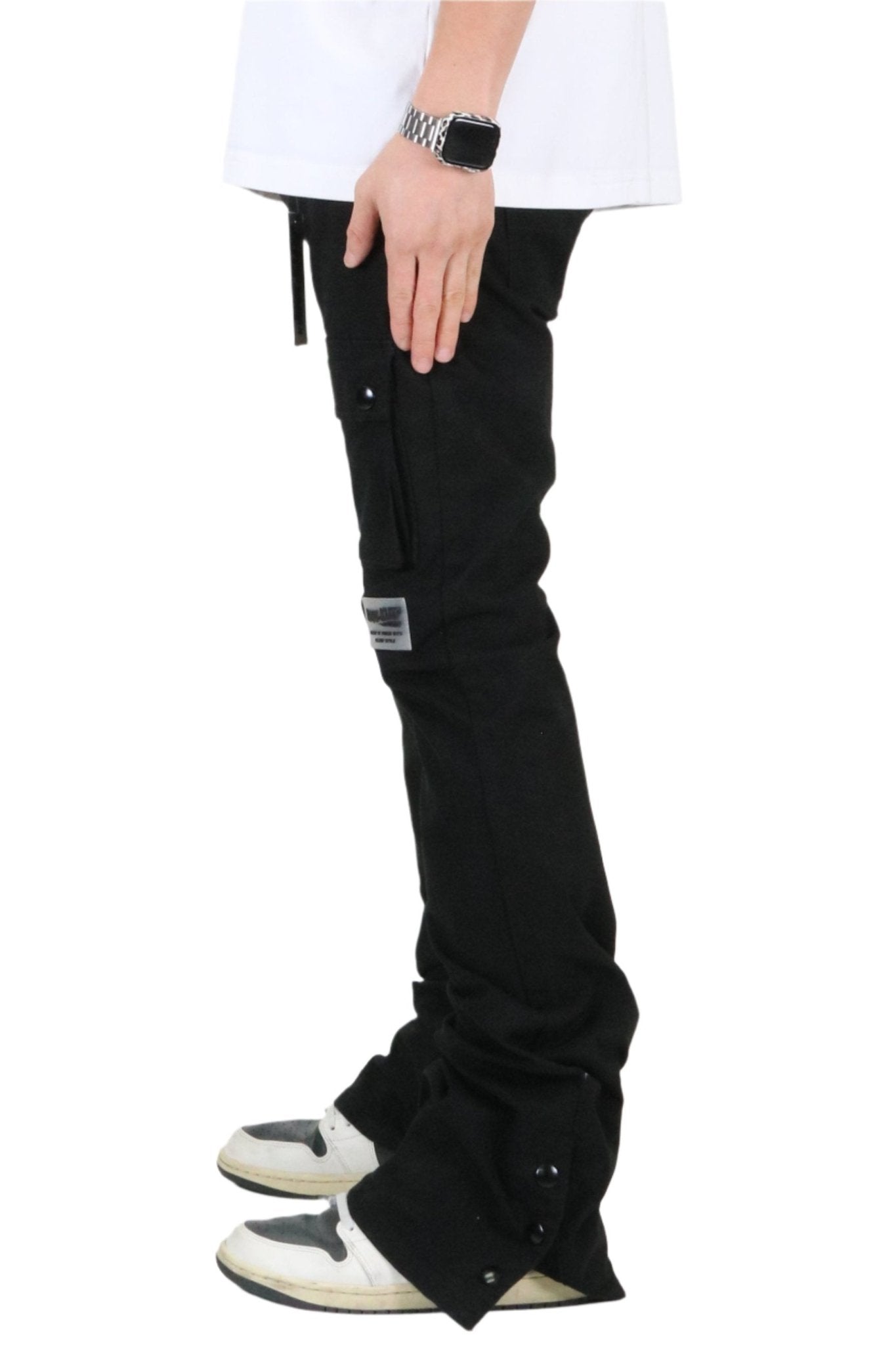 Somber Men's premium flare stacked twill cargo pant with multi functional pockets - Love to KleepMen's PantsKLEEPLove to Kleep