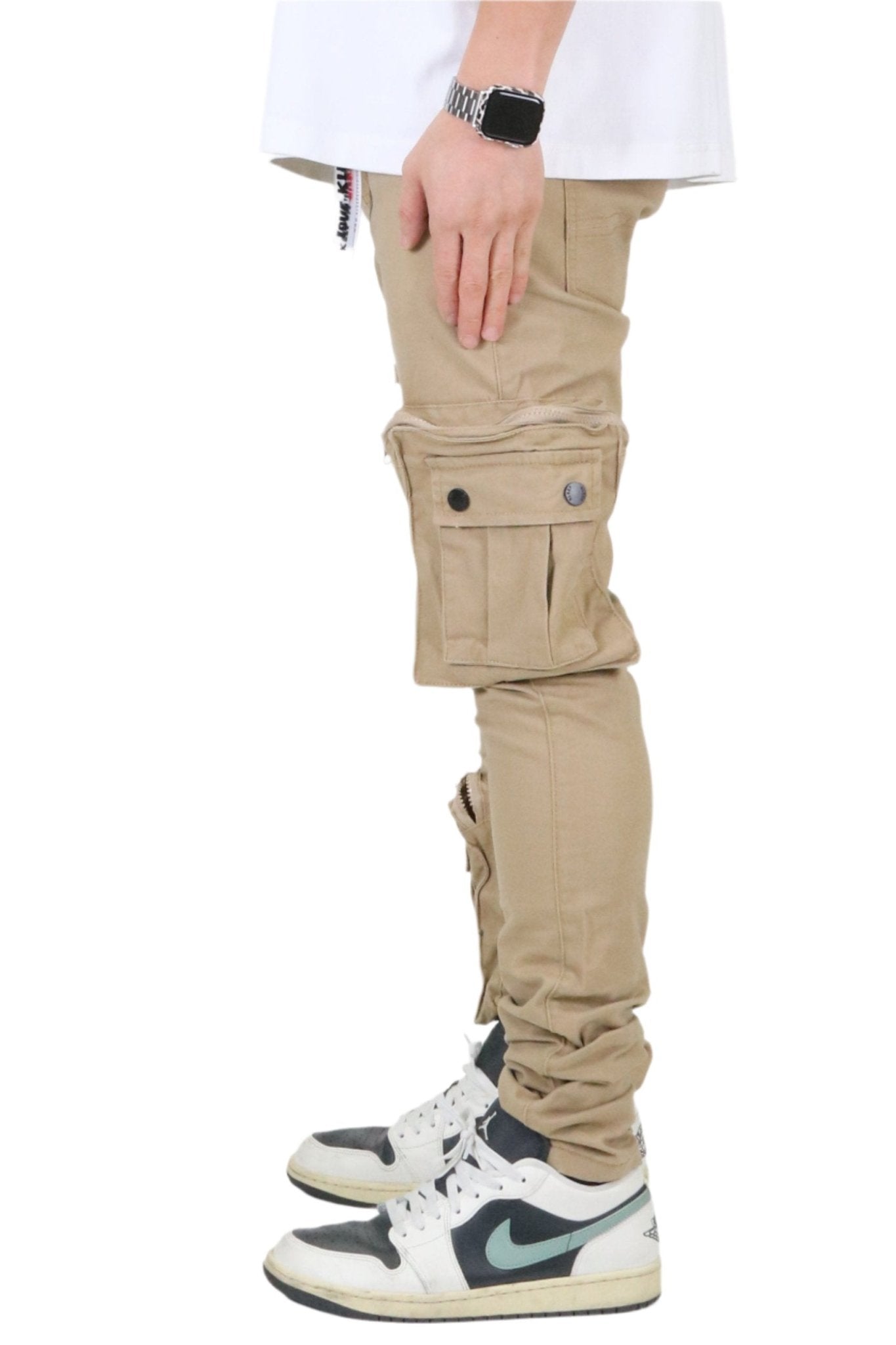 HEWIT Men's premium twill khaki cargo pants. - Love to KleepMen's PantsKLEEPLove to Kleep