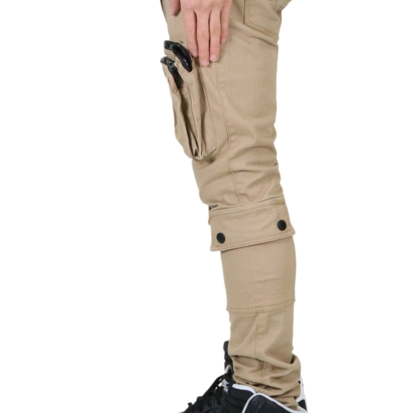 VENGE Men's premium twill khaki cargo pants. - Love to KleepMen's PantsKLEEPLove to Kleep