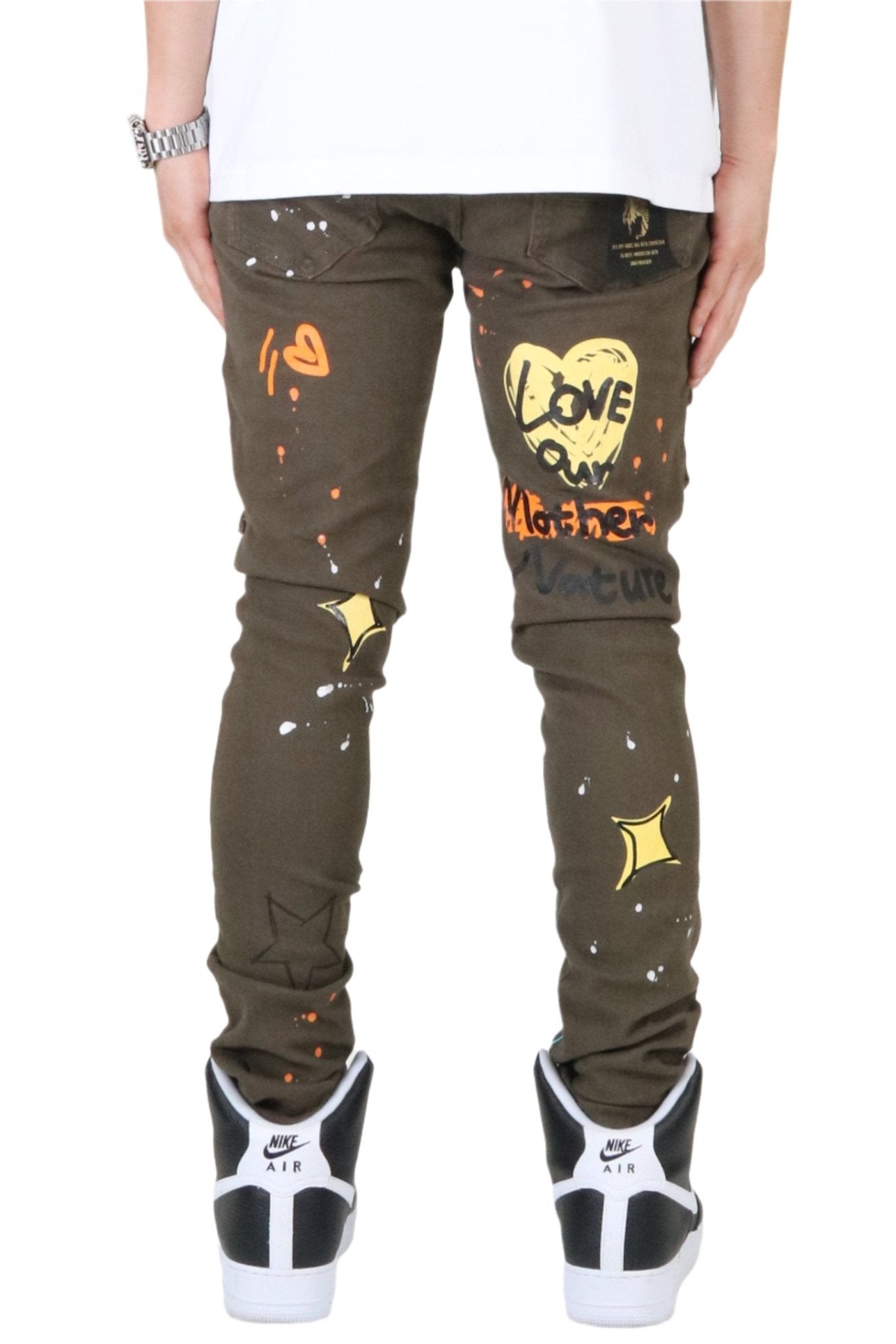 Zati Men's premium skinny twill cargo pants. - Love to KleepMen's PantsKLEEPLove to Kleep