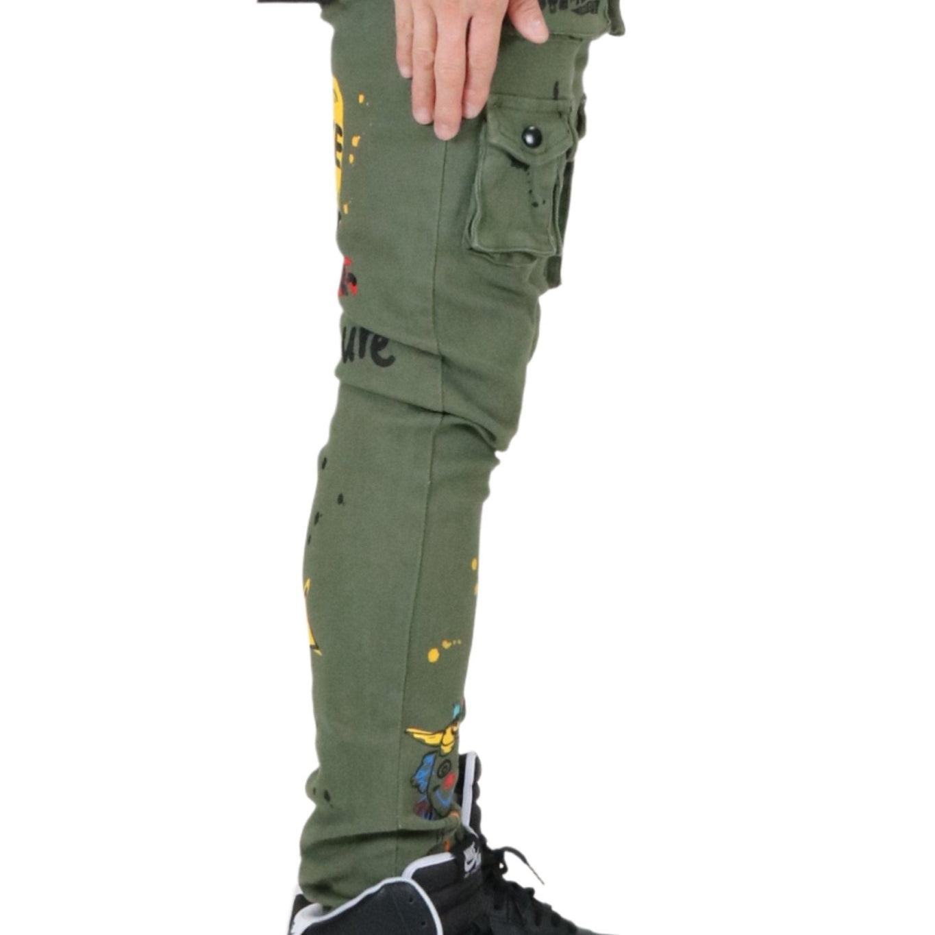 Jake Men's premium skinny twill cargo pants. - Love to KleepMen's PantsKLEEPLove to Kleep