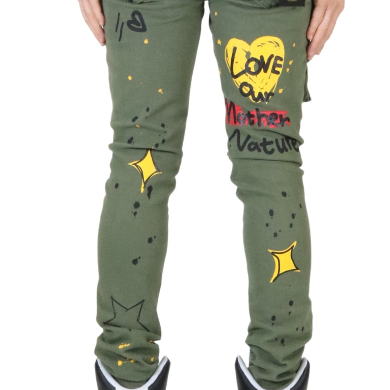 Jake Men's premium skinny twill cargo pants. - Love to KleepMen's PantsKLEEPLove to Kleep