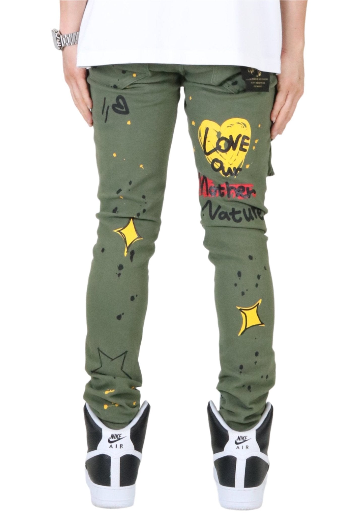 Jake Men's premium skinny twill cargo pants. - Love to KleepMen's PantsKLEEPLove to Kleep