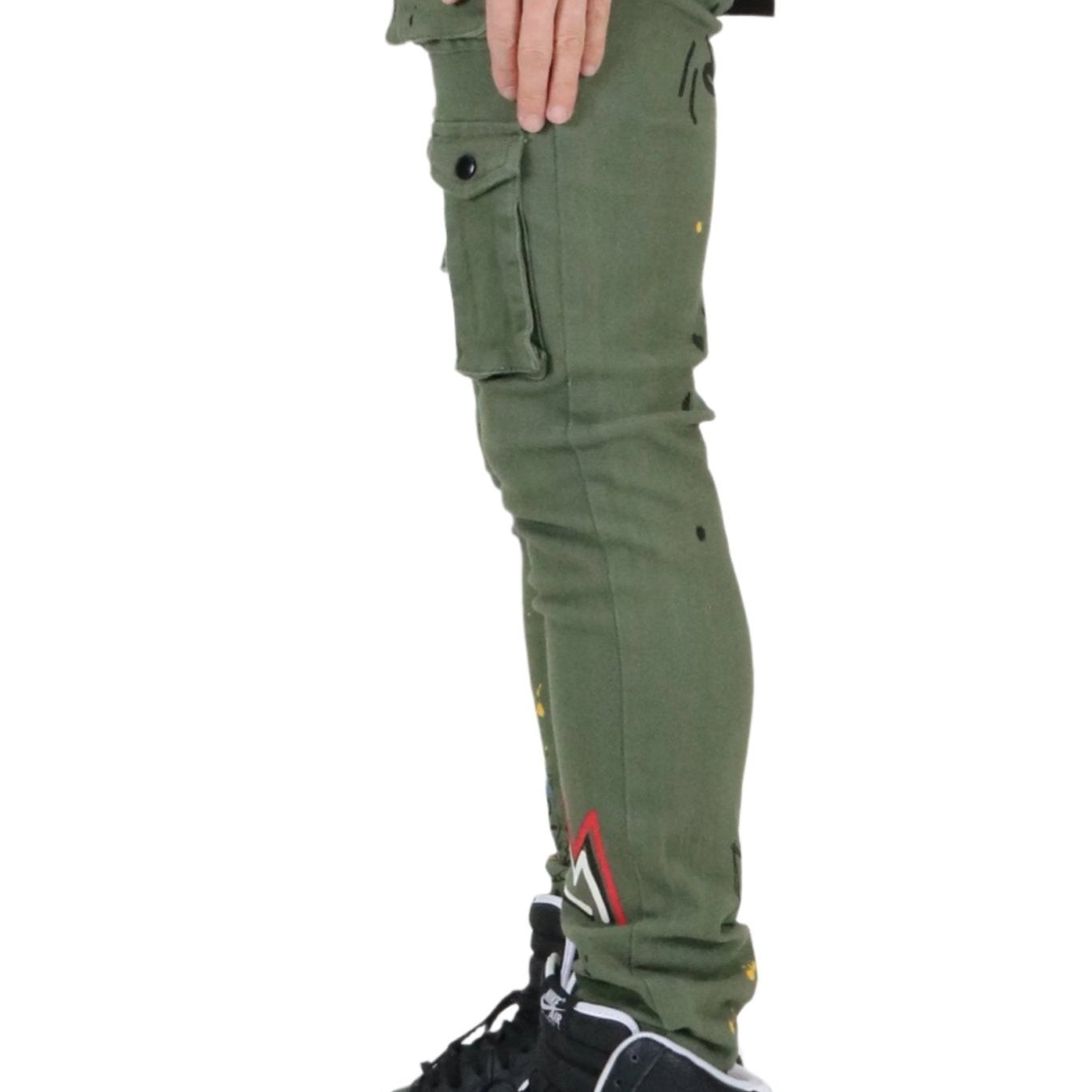 Jake Men's premium skinny twill cargo pants. - Love to KleepMen's PantsKLEEPLove to Kleep