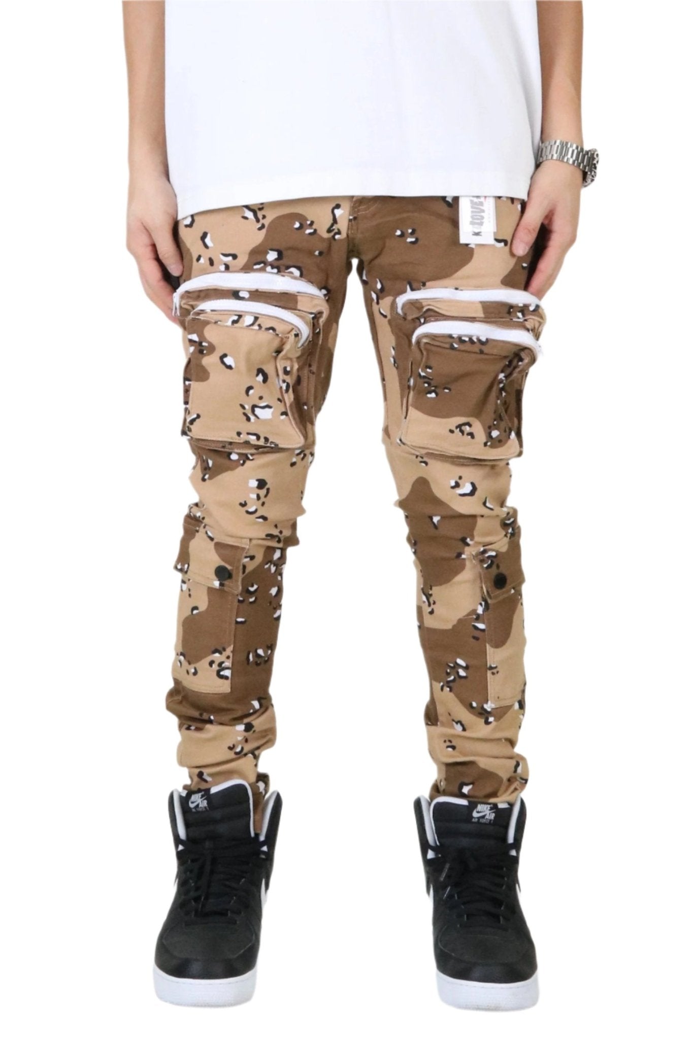 MONT Men's premium twill desert camo pattern cargo pants. - Love to KleepMen's PantsKLEEPLove to Kleep