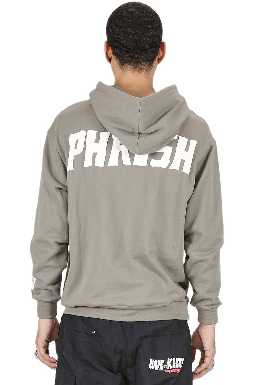 ASH GREY Men's Premium French Terry Graphic Pullover Hoodie - Love to KleepMen's SweatshirtKLEEPLove to Kleep