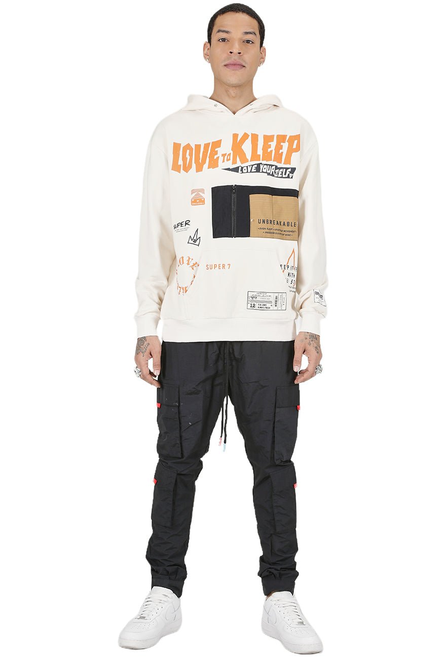 Mortis Men's Premium French Terry Graphic Pullover Hoodie - Love to KleepMen's SweatshirtKLEEPLove to Kleep