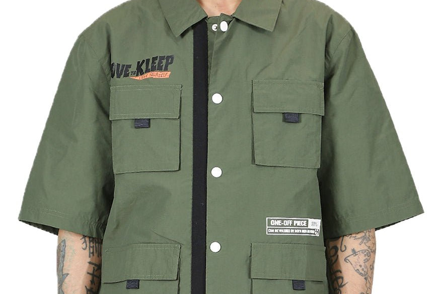 Anas Men's premium crispy nylon short sleeve coach jacket - Love to KleepMen's JacketKLEEPLove to Kleep