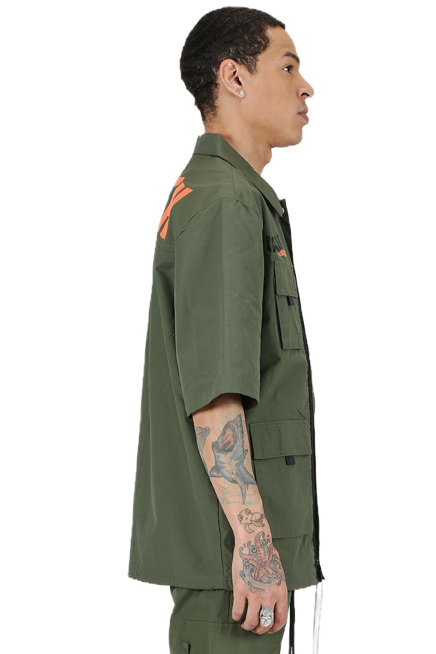 Anas Men's premium crispy nylon short sleeve coach jacket – Love