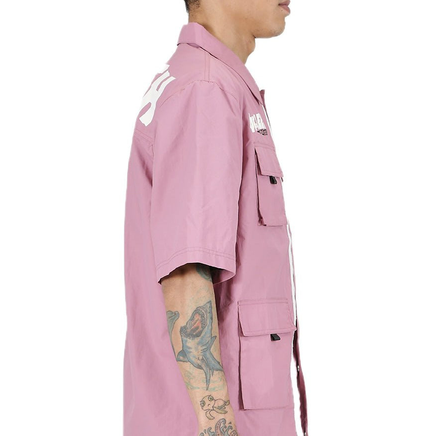Canon Men's premium crispy nylon short sleeve coach jacket - Love to KleepMen's JacketKLEEPLove to Kleep