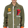 BELMONT Men's premium nylon long sleeve coach jacket with multi patches - Love to KleepMen's JacketKLEEPLove to Kleep