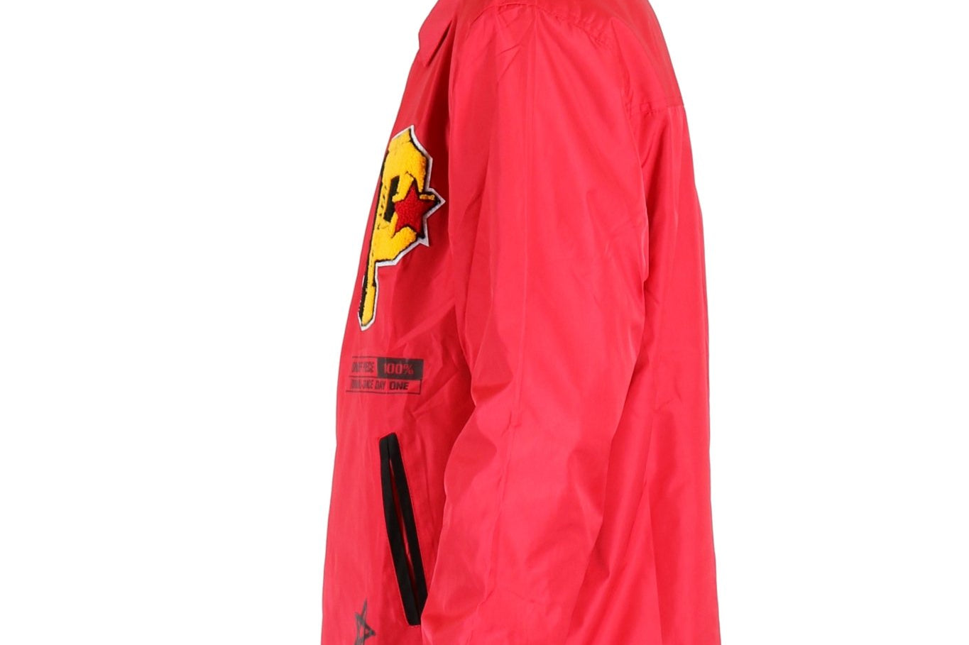 BEXTON Men's premium nylon long sleeve coach jacket with multi patches - Love to KleepMen's JacketKLEEPLove to Kleep