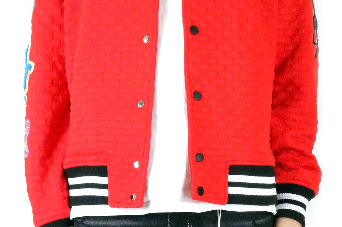 ROJO Waffle Square Pattern Jacket with patches - Love to KleepMen's JacketKLEEPLove to Kleep