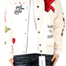 VUE Men's Melton Body with Faux Leather Sleeve Varsity Jacket - Love to KleepMen's JacketKLEEPLove to Kleep