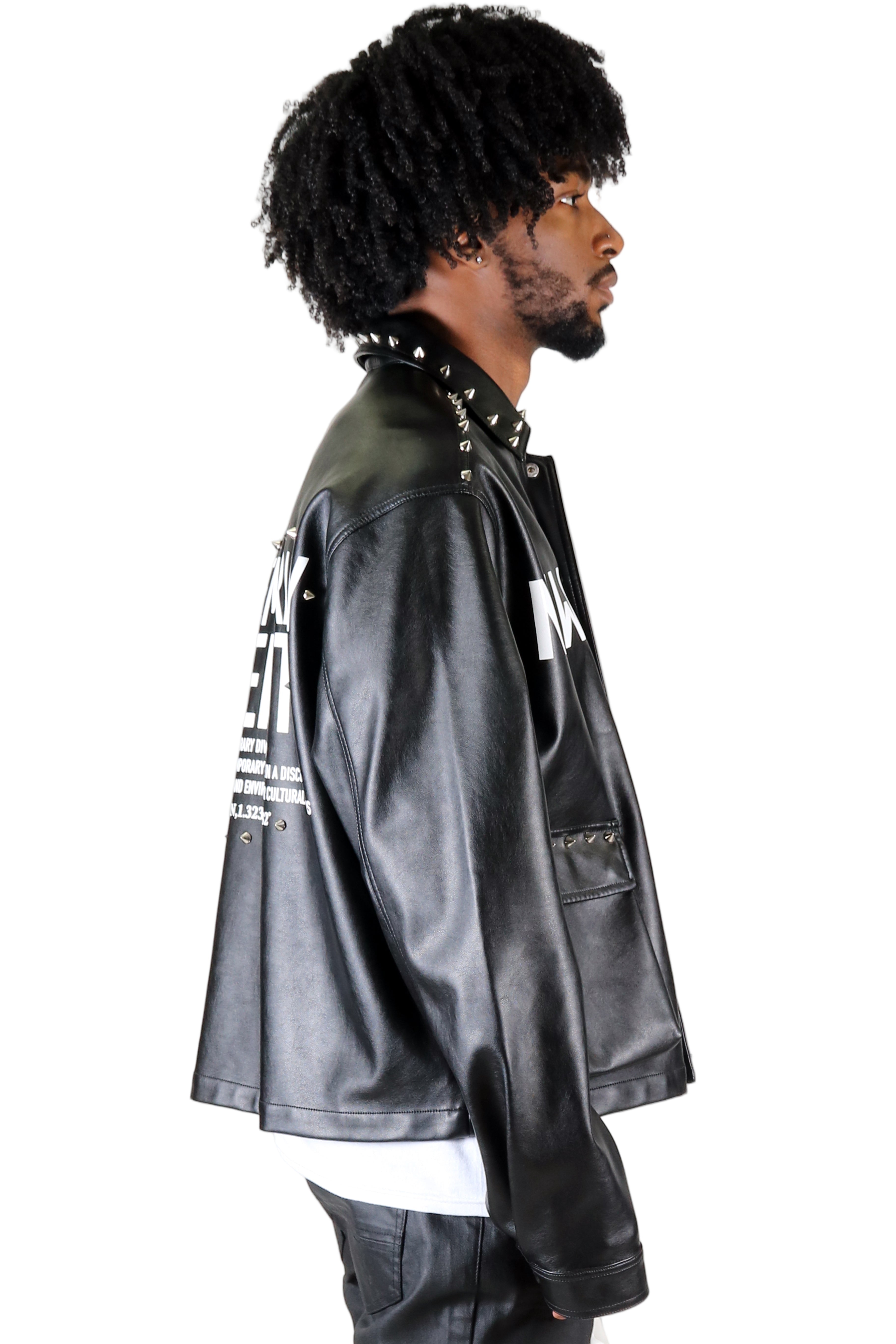 DRAKON Faux Leather Crop Top Jacket – Love to Kleep